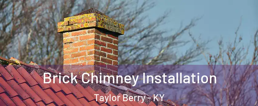 Brick Chimney Installation Taylor Berry - KY