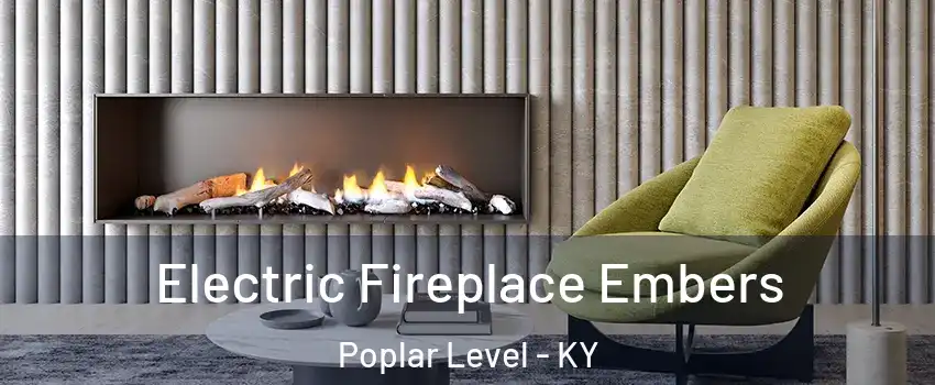 Electric Fireplace Embers Poplar Level - KY