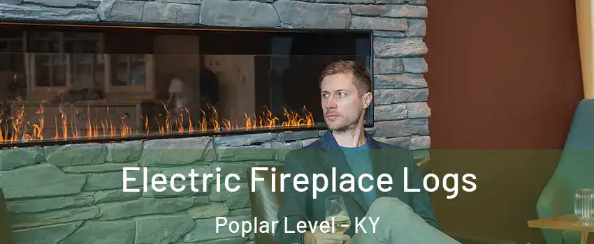 Electric Fireplace Logs Poplar Level - KY