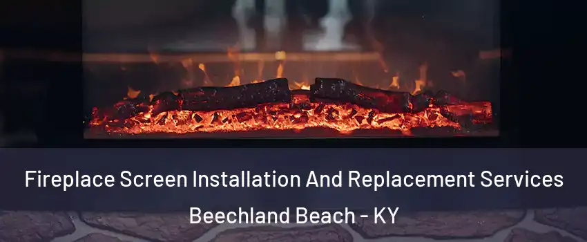 Fireplace Screen Installation And Replacement Services Beechland Beach - KY