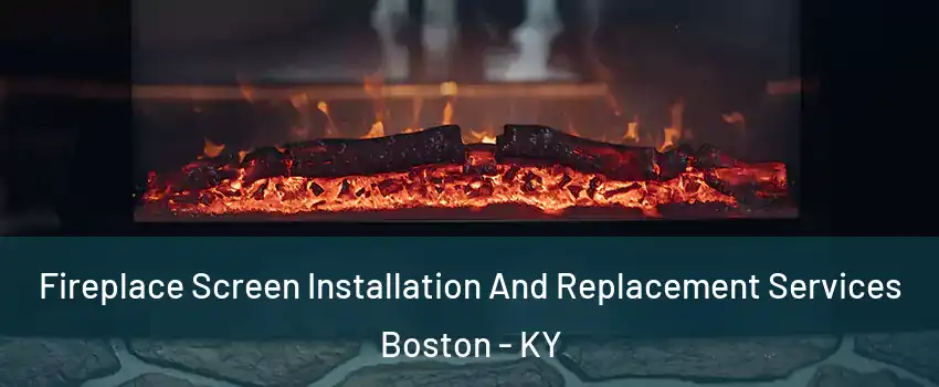 Fireplace Screen Installation And Replacement Services Boston - KY