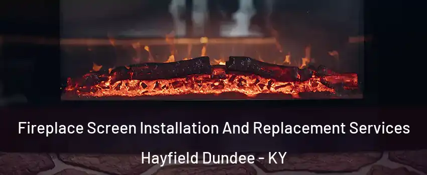 Fireplace Screen Installation And Replacement Services Hayfield Dundee - KY