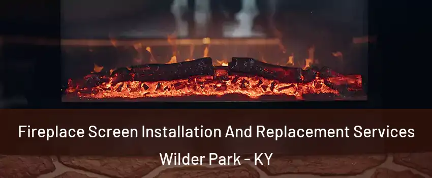 Fireplace Screen Installation And Replacement Services Wilder Park - KY