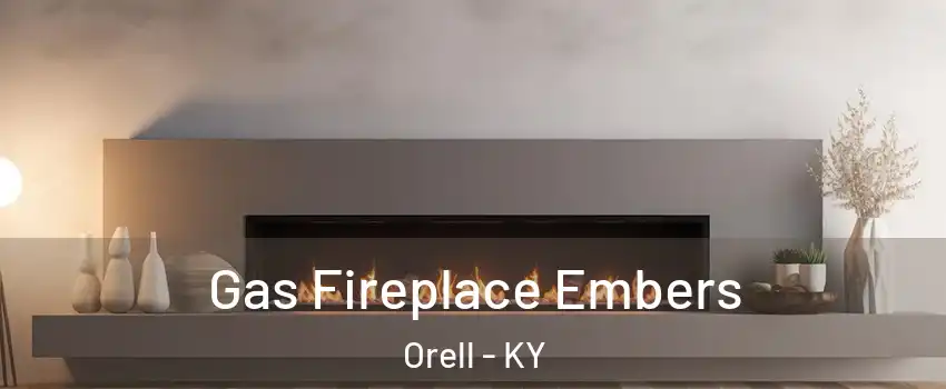 Gas Fireplace Embers Orell - KY