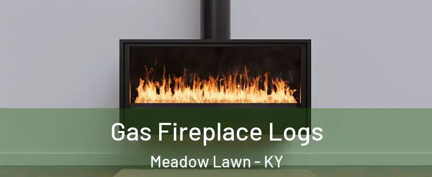Gas Fireplace Logs Meadow Lawn - KY