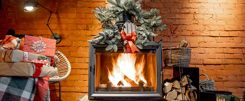 Travis Industries Linear Gas Fireplace Installation in Rockcreek Lexington Road, Kentucky