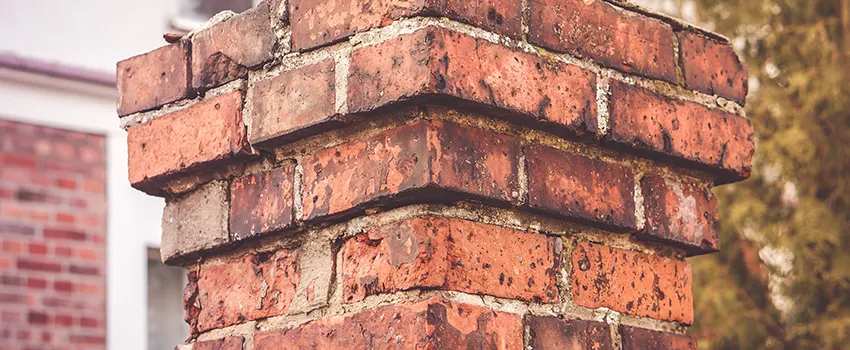 Cracked Chimney Bricks Repair Cost in Rockcreek Lexington Road, Kentucky