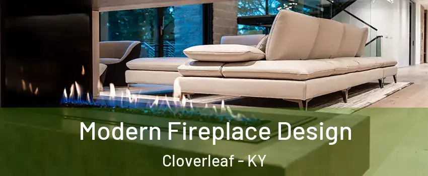 Modern Fireplace Design Cloverleaf - KY