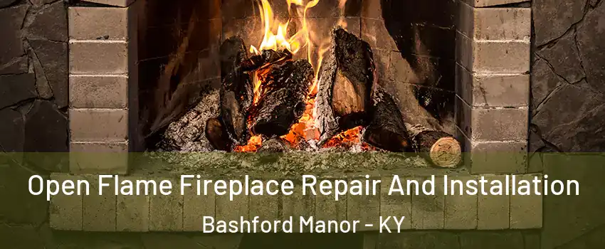 Open Flame Fireplace Repair And Installation Bashford Manor - KY