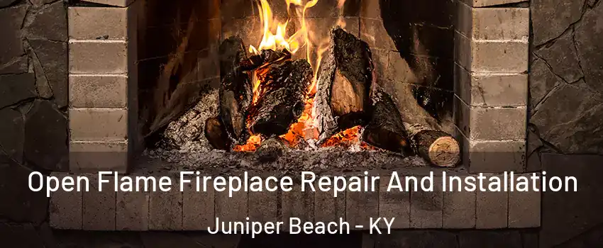 Open Flame Fireplace Repair And Installation Juniper Beach - KY
